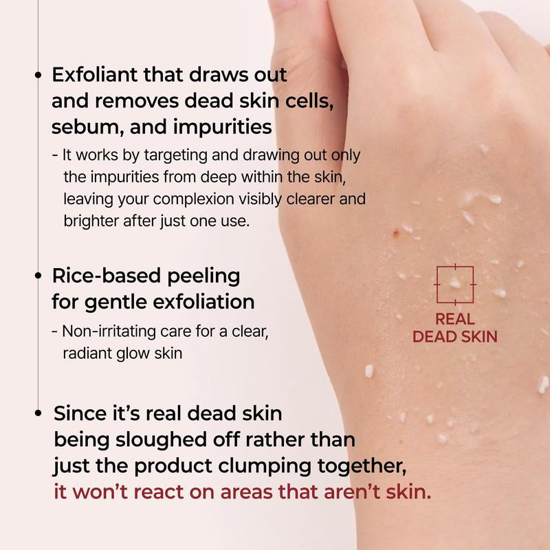 [Dr.Melaxin Official] Peel Shot Glow Rice Peeling Ampoule, Soft Exfoliating Face & Body Dead Cell, Blackheads Remover for All Skin Types, 80Ml Skincare Comfort Ampoule