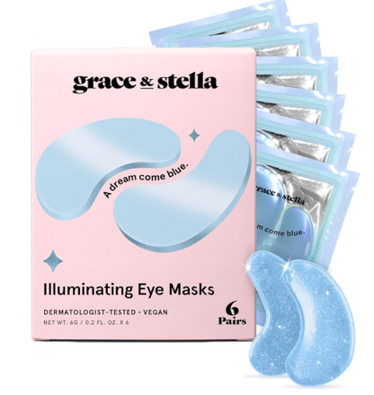 Under Eye Masks for Puffy Eyes, Dark Circles by Grace & Stella -