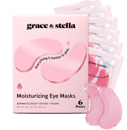 Under Eye Masks for Puffy Eyes, Dark Circles by Grace & Stella -