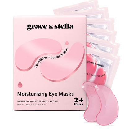 Under Eye Masks for Puffy Eyes, Dark Circles by Grace & Stella -