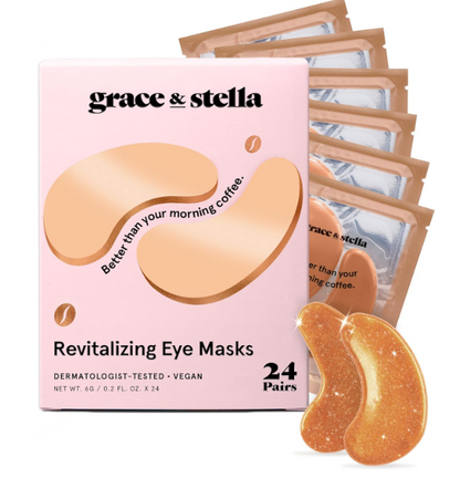 Under Eye Masks for Puffy Eyes, Dark Circles by Grace & Stella -