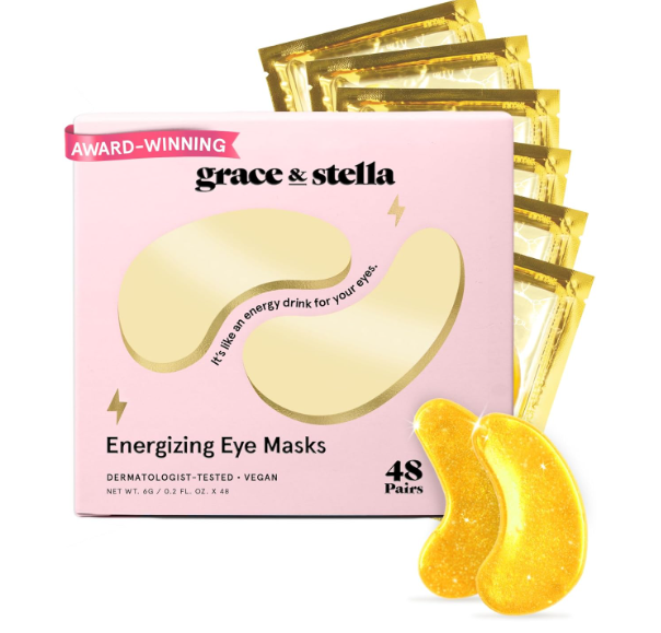 Under Eye Masks for Puffy Eyes, Dark Circles by Grace & Stella -