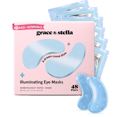 Under Eye Masks for Puffy Eyes, Dark Circles by Grace & Stella -